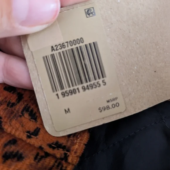 Levi's Women's Corduroy Brown Leopard Print Jacket - Picture 4 of 12